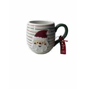 Seasonal Rib Stripe Coffee Mug 18 oz Lang 3D Hand Painted CHOOSE